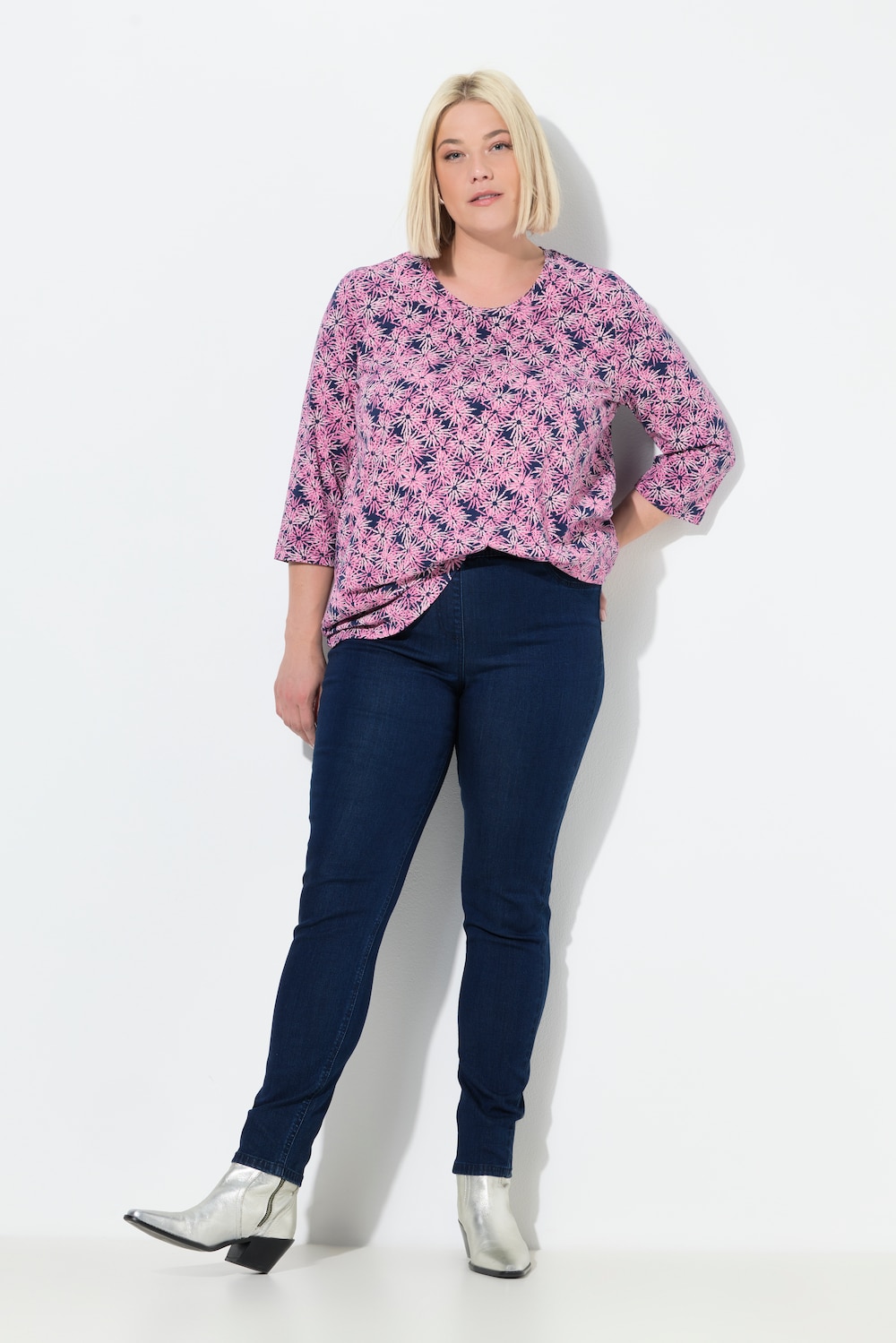 Große Größen Jeggings Sienna, Damen, blau, Größe: 56, Synthetische Fasern/Polyester, Ulla Popken von Ulla Popken