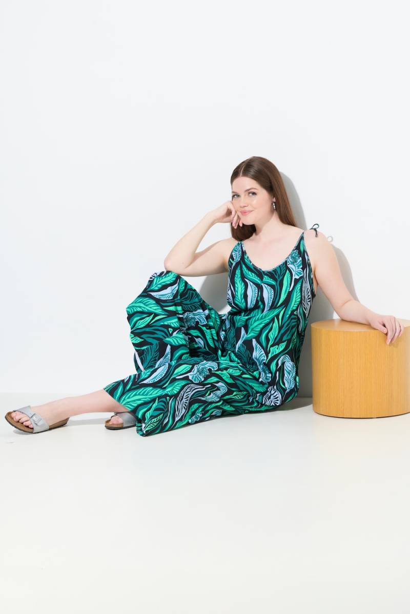 Große Größen Jersey-Jumpsuit, Damen, schwarz, Größe: 54/56, Baumwolle, Ulla Popken Große Größen Jersey-Jumpsuit, Damen, schwarz, Größe: 54/56, Baumwolle, Ulla Popken von Ulla Popken