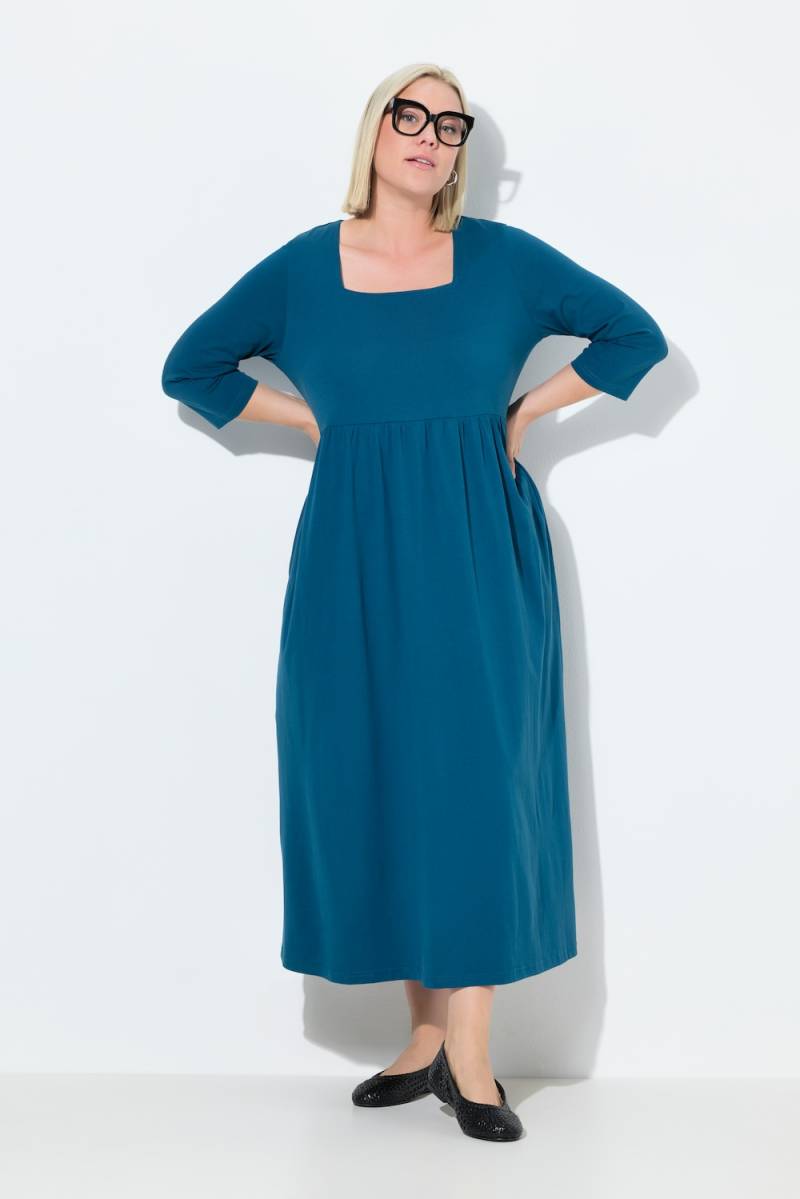 Große Größen Jerseykleid, Damen, blau, Größe: 50/52, Baumwolle, Ulla Popken Große Größen Jerseykleid, Damen, blau, Größe: 50/52, Baumwolle, Ulla Popken von Ulla Popken