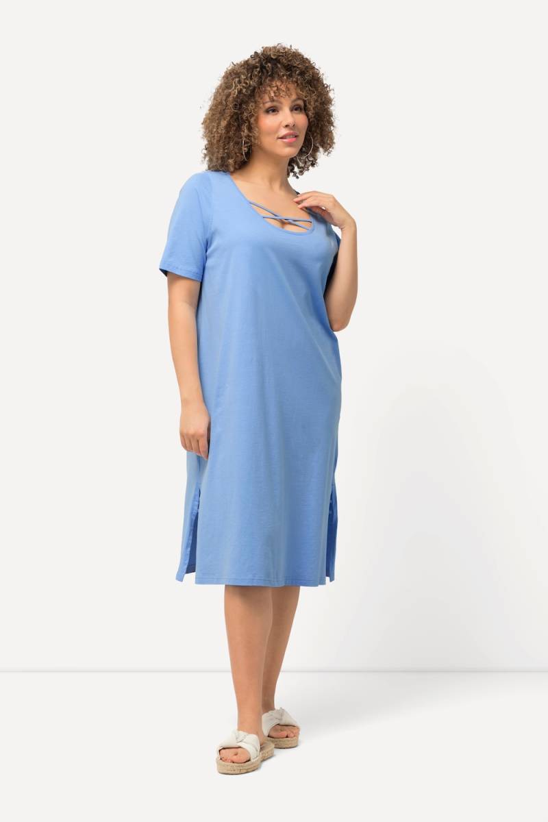 Große Größen Jerseykleid, Damen, blau, Größe: 54/56, Baumwolle, Ulla Popken Große Größen Jerseykleid, Damen, blau, Größe: 54/56, Baumwolle, Ulla Popken von Ulla Popken