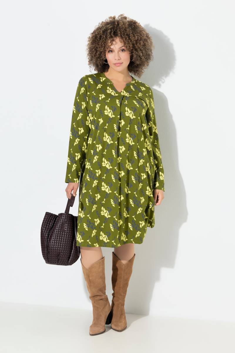 Große Größen Jerseykleid, Damen, grün, Größe: 42/44, Baumwolle, Ulla Popken von Ulla Popken