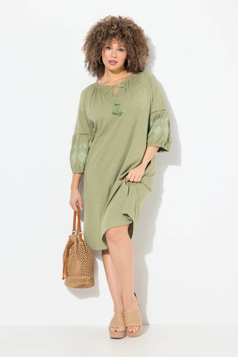 Große Größen Jerseykleid, Damen, grün, Größe: 58/60, Baumwolle, Ulla Popken von Ulla Popken