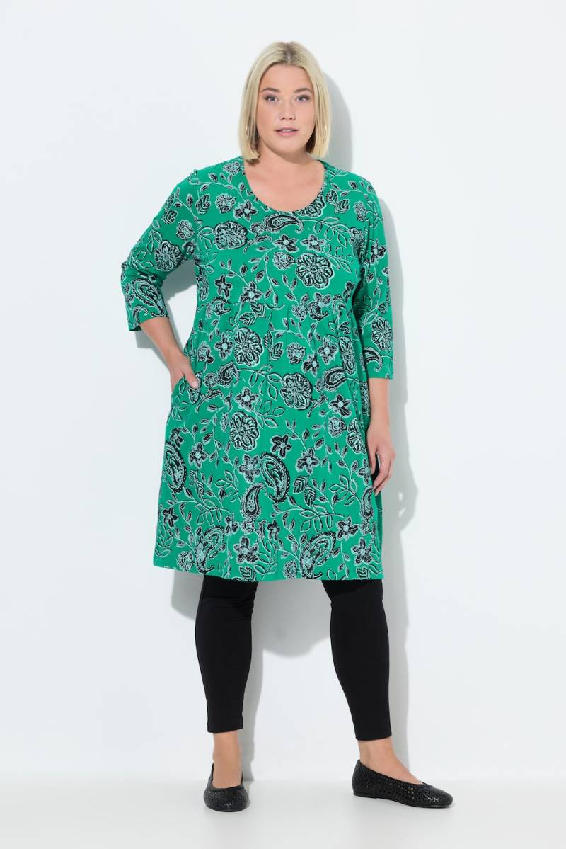 Große Größen Jerseykleid, Damen, grün, Größe: 62/64, Baumwolle, Ulla Popken von Ulla Popken