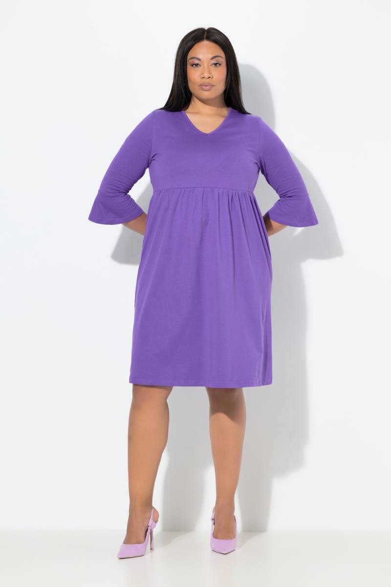 Große Größen Jerseykleid, Damen, lila, Größe: 58/60, Baumwolle, Ulla Popken von Ulla Popken