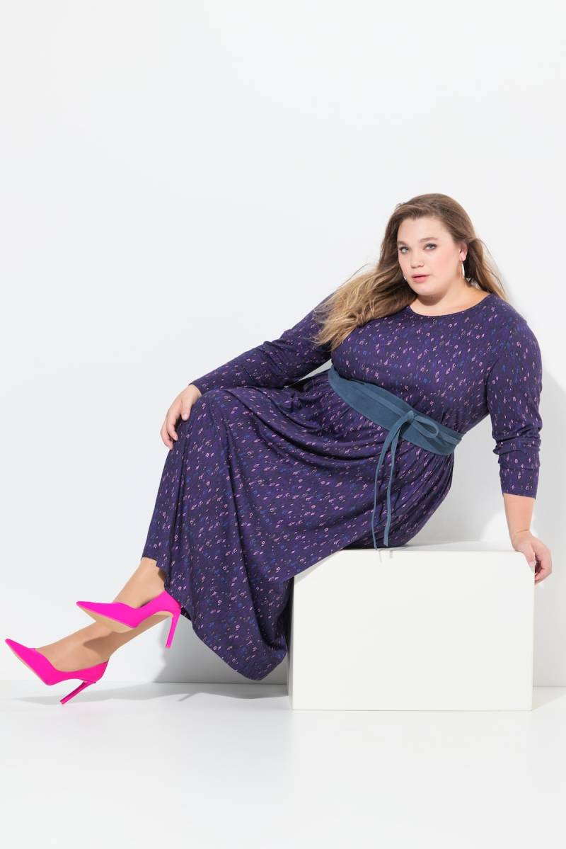 Große Größen Jerseykleid, Damen, lila, Größe: 62/64, Baumwolle, Ulla Popken von Ulla Popken