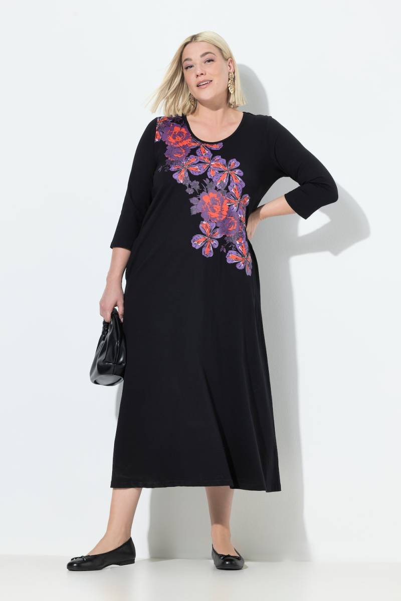 Große Größen Jerseykleid, Damen, schwarz, Größe: 50/52, Baumwolle, Ulla Popken Große Größen Jerseykleid, Damen, schwarz, Größe: 50/52, Baumwolle, Ulla Popken von Ulla Popken