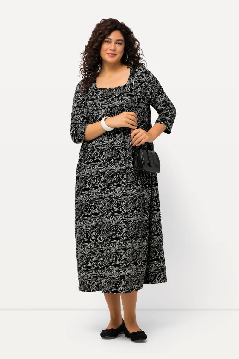 Große Größen Jerseykleid, Damen, schwarz, Größe: 54/56, Baumwolle, Ulla Popken Große Größen Jerseykleid, Damen, schwarz, Größe: 54/56, Baumwolle, Ulla Popken von Ulla Popken