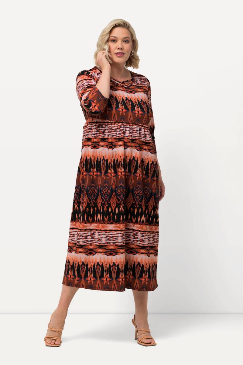 Große Größen Jerseykleid, Damen, schwarz, Größe: 54/56, Baumwolle, Ulla Popken von Ulla Popken