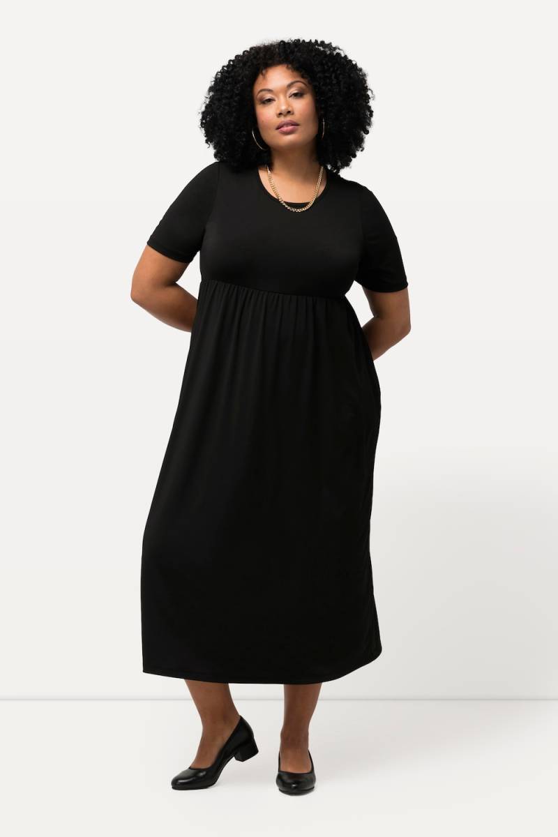 Große Größen Jerseykleid, Damen, schwarz, Größe: 54/56, Polyester, Ulla Popken von Ulla Popken