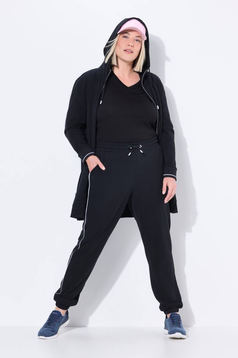 Große Größen Jogginghose, Damen, schwarz, Größe: 50/52, Baumwolle/Polyester, Ulla Popken Große Größen Jogginghose, Damen, schwarz, Größe: 50/52, Baumwolle/Polyester, Ulla Popken von Ulla Popken