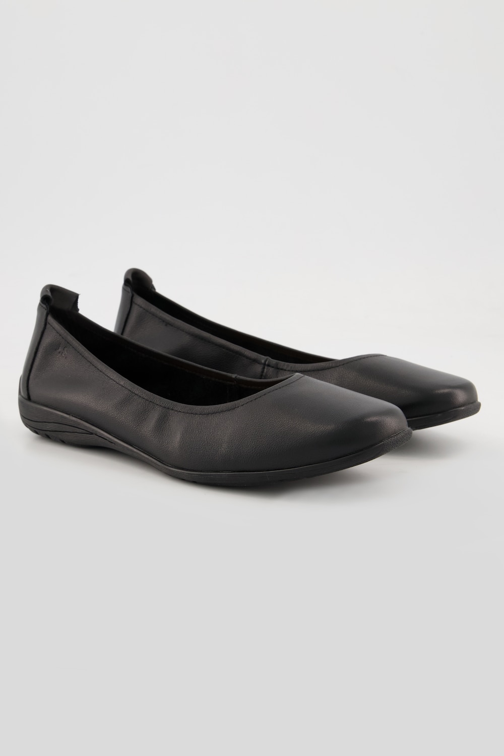 Josef Seibel Leder-Ballerinas, Damen, schwarz, Größe: 38, Leder, Ulla Popken von Ulla Popken