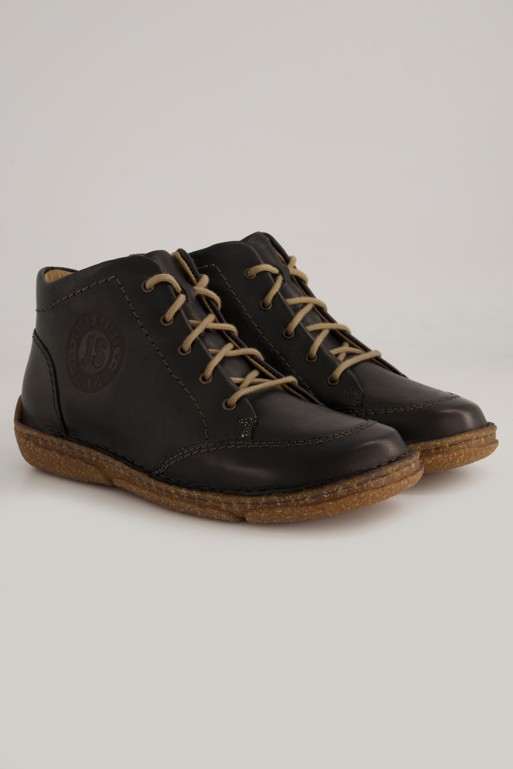 Große Größen Josef Seibel Lederschuhe, Damen, schwarz, Größe: 44, Leder, Ulla Popken von Ulla Popken