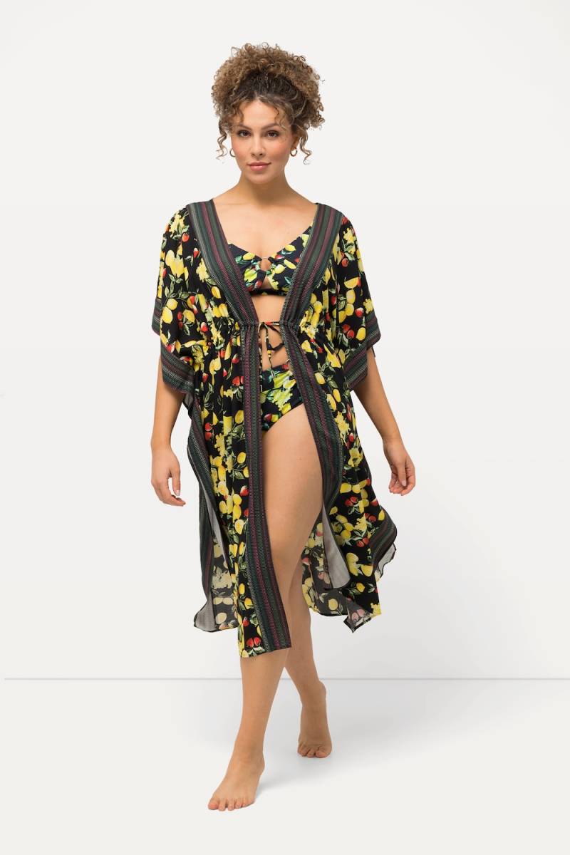 Große Größen Kaftan, Damen, schwarz, Größe: 2=50-56, Viskose, Ulla Popken von Ulla Popken