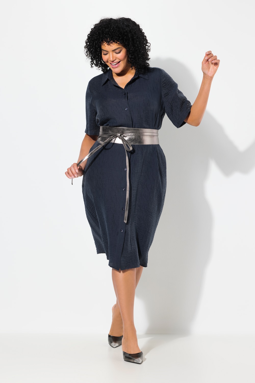 Große Größen Kleid, Damen, blau, Größe: 42/44, Viskose/Synthetische Fasern, Ulla Popken Große Größen Kleid, Damen, blau, Größe: 42/44, Viskose/Synthetische Fasern, Ulla Popken von Ulla Popken