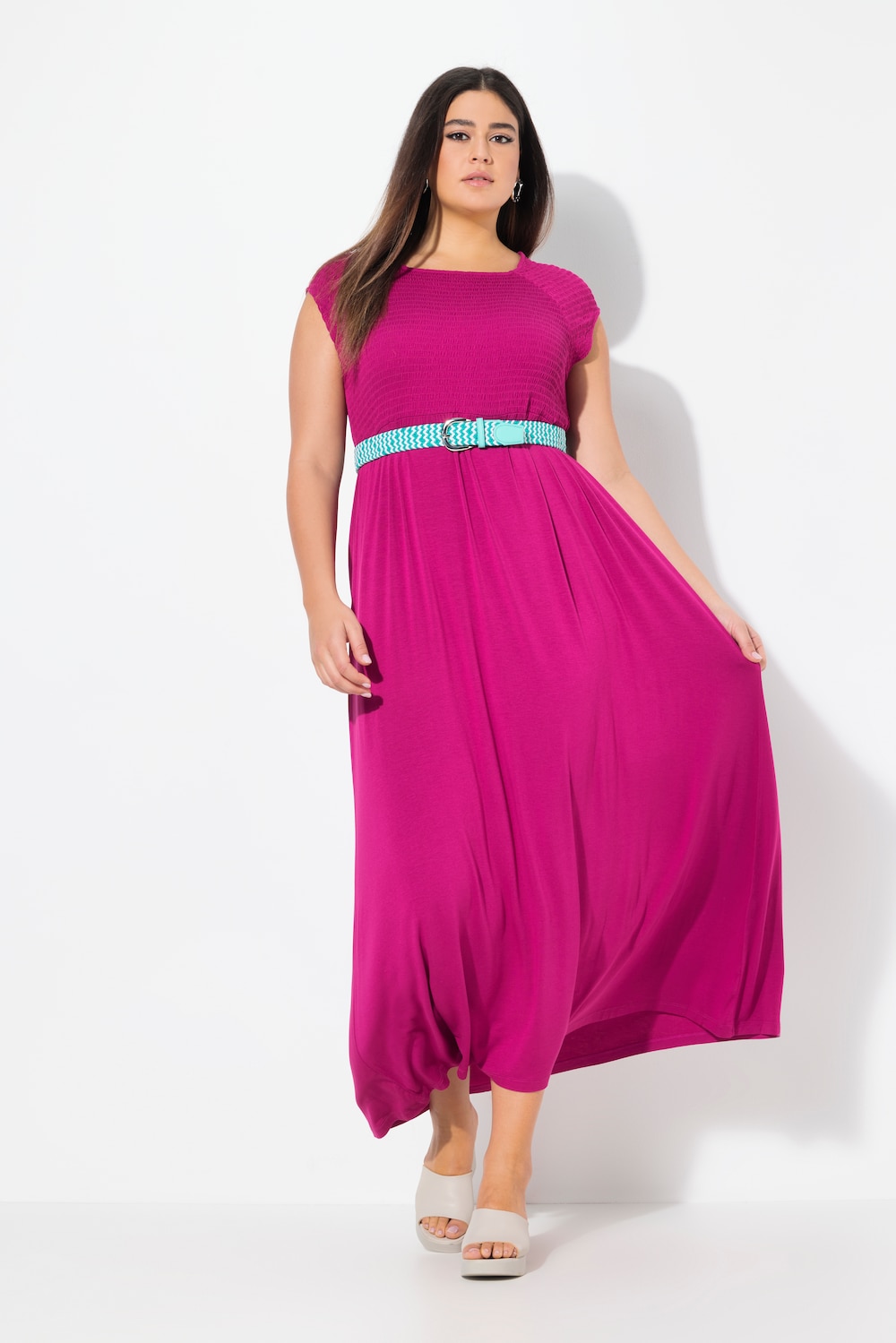 Große Größen Kleid, Damen, rosa, Größe: 62/64, Viskose, Ulla Popken von Ulla Popken