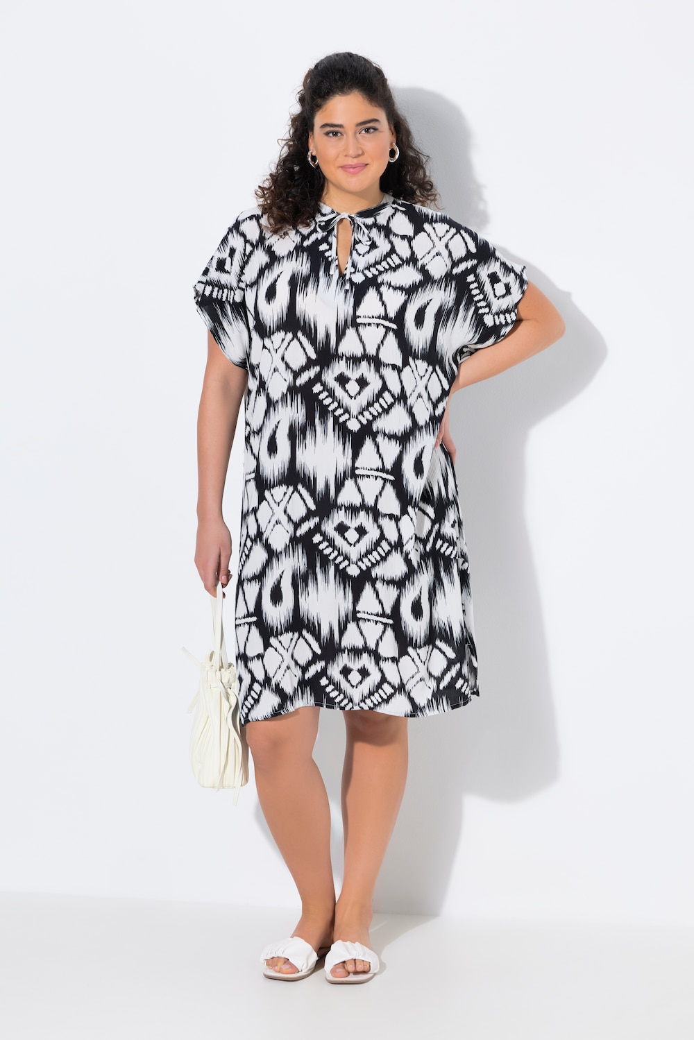 Große Größen Kleid, Damen, schwarz, Größe: 54/56, Viskose, Ulla Popken Große Größen Kleid, Damen, schwarz, Größe: 54/56, Viskose, Ulla Popken von Ulla Popken