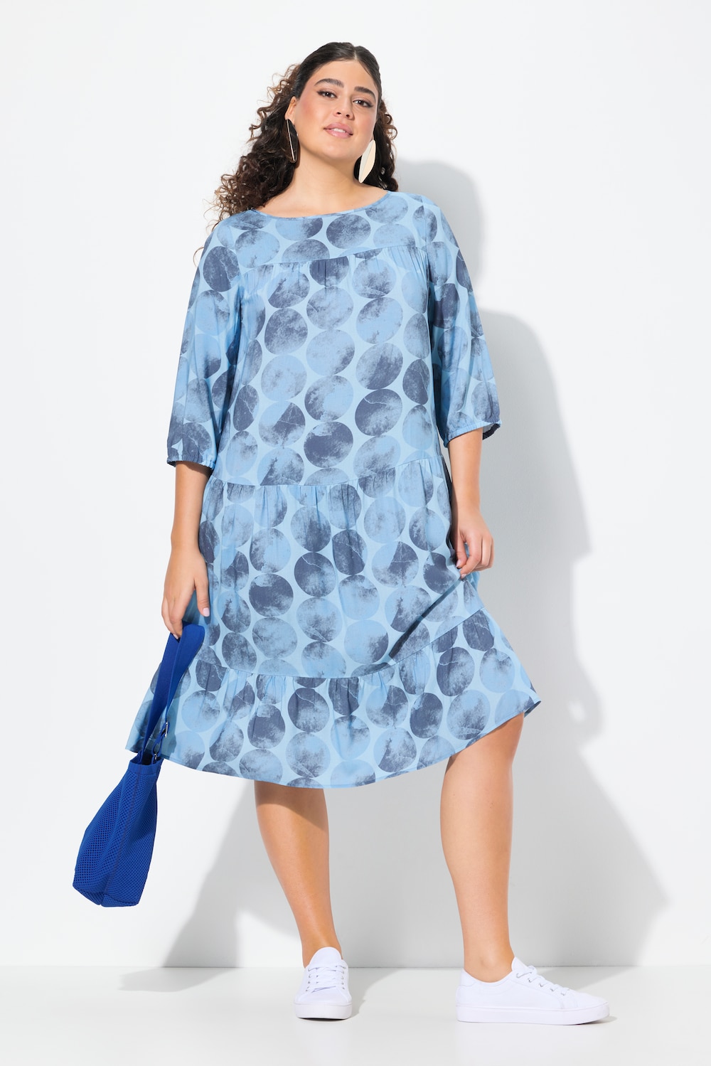 Große Größen Kleis, Damen, blau, Größe: 46/48, Viskose, Ulla Popken von Ulla Popken