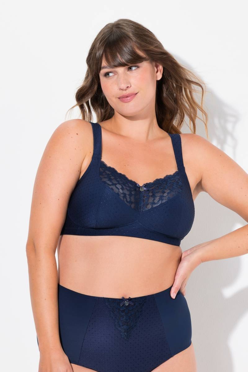 Große Größen Soft-BH, Damen, blau, Größe: 90D, Synthetische Fasern/Elasthan, Ulla Popken von Ulla Popken