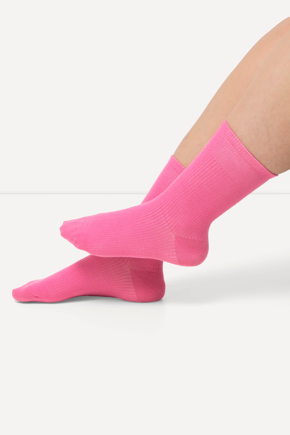 Große Größen Kompressions-Socken, Damen, rosa, Größe: 39-42, Baumwolle/Synthetische Fasern/Elasthan, Ulla Popken von Ulla Popken