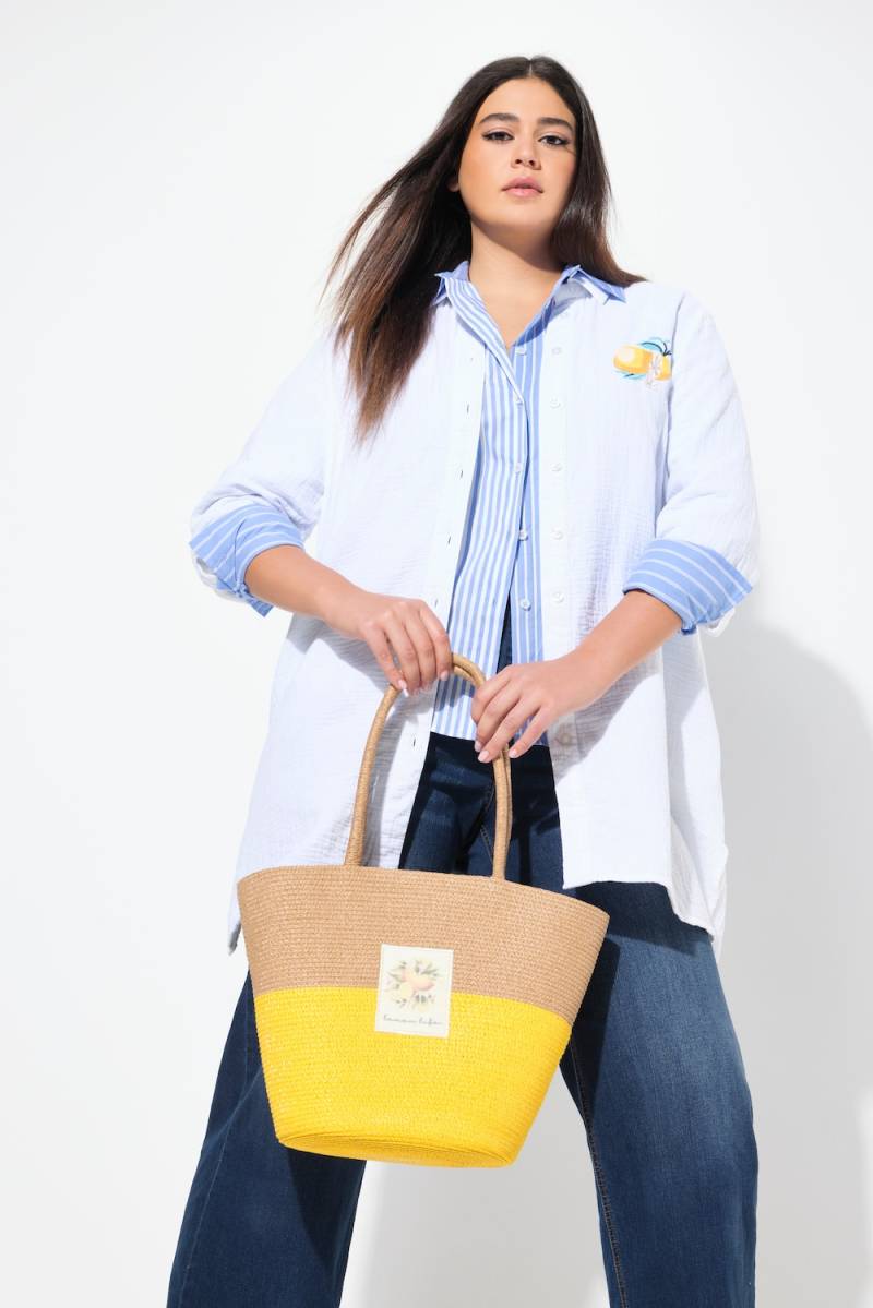 Große Größen Korbtasche, Damen, beige, Größe: One Size, Sonstige, Ulla Popken von Ulla Popken