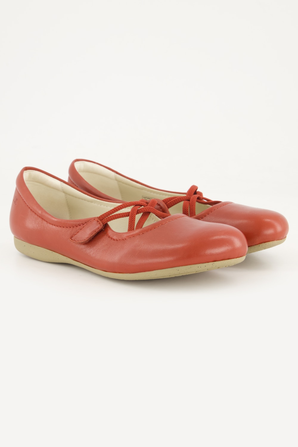 Große Größen Leder-Ballerinas, Damen, rot, Größe: 40, Leder, Ulla Popken Große Größen Leder-Ballerinas, Damen, rot, Größe: 40, Leder, Ulla Popken von Ulla Popken