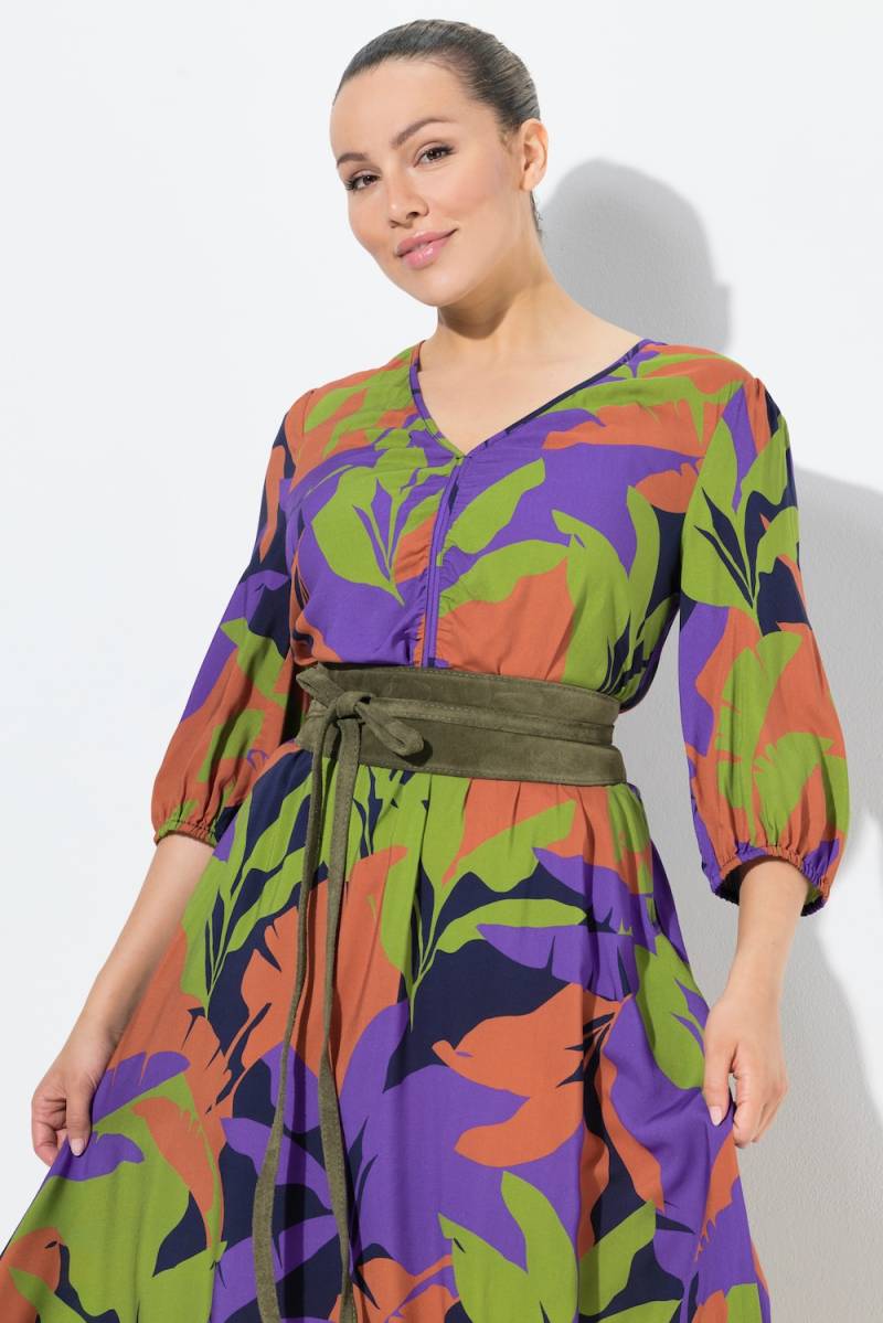 Große Größen Leder-Bindegürtel, Damen, braun, Größe: One Size, Leder, Ulla Popken Große Größen Leder-Bindegürtel, Damen, braun, Größe: One Size, Leder, Ulla Popken von Ulla Popken