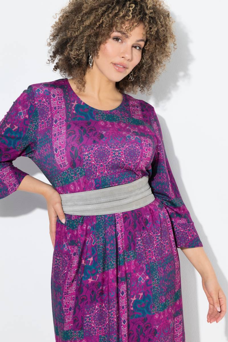 Große Größen Leder-Bindegürtel, Damen, grau, Größe: One Size, Leder, Ulla Popken Große Größen Leder-Bindegürtel, Damen, grau, Größe: One Size, Leder, Ulla Popken von Ulla Popken