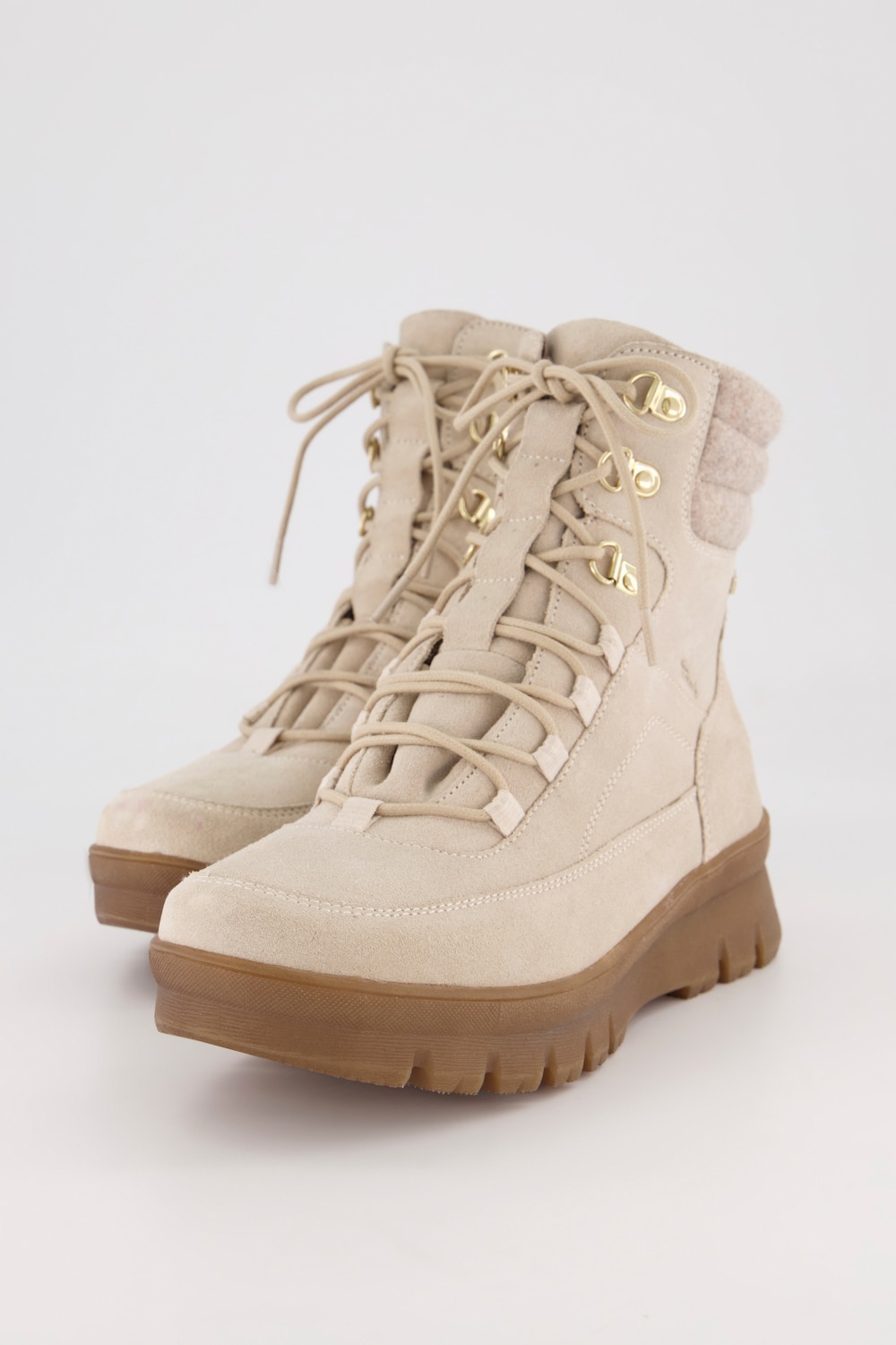 Große Größen Leder-Boots, Damen, rosa, Größe: 38, Sonstige/Leder, Ulla Popken von Ulla Popken