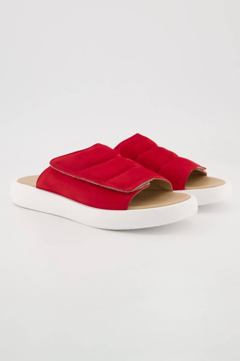 Leder-Pantoletten, Damen, rot, Größe: 39, Leder, Ulla Popken Leder-Pantoletten, Damen, rot, Größe: 39, Leder, Ulla Popken von Ulla Popken