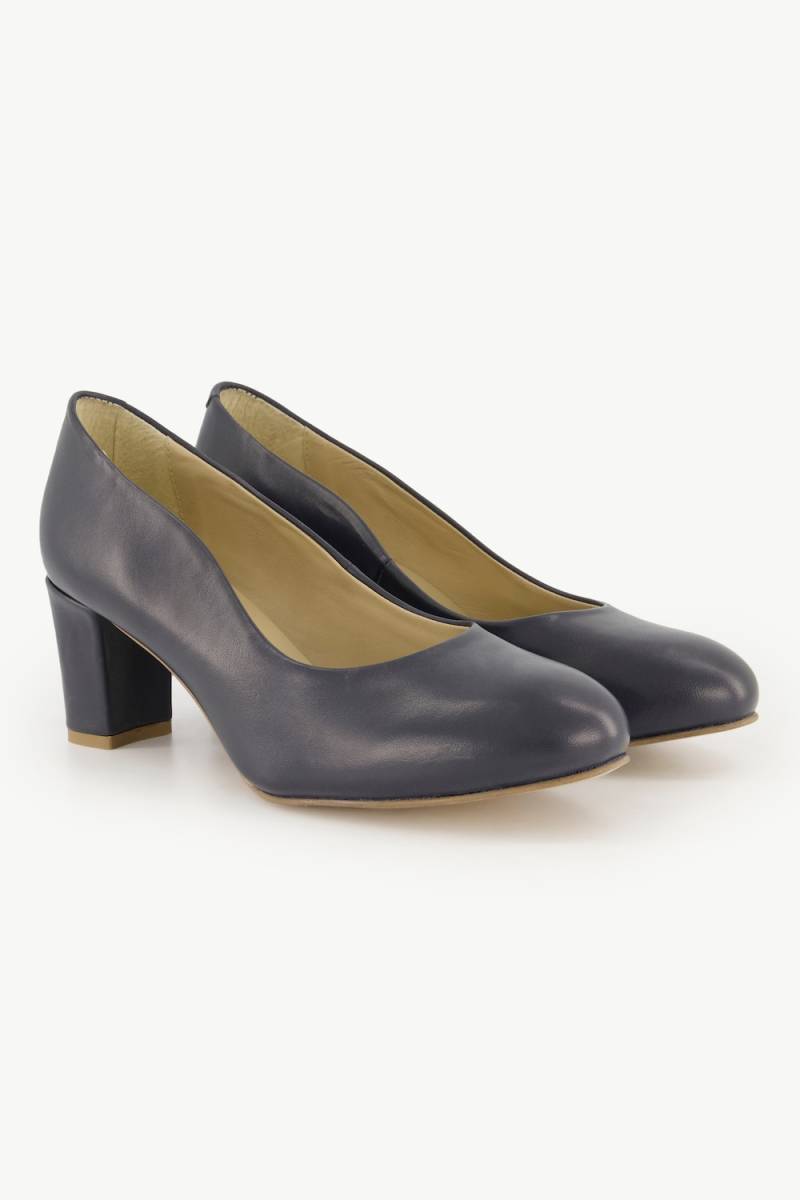 Leder-Pumps, Damen, blau, Größe: 44, Leder, Ulla Popken Leder-Pumps, Damen, blau, Größe: 44, Leder, Ulla Popken von Ulla Popken