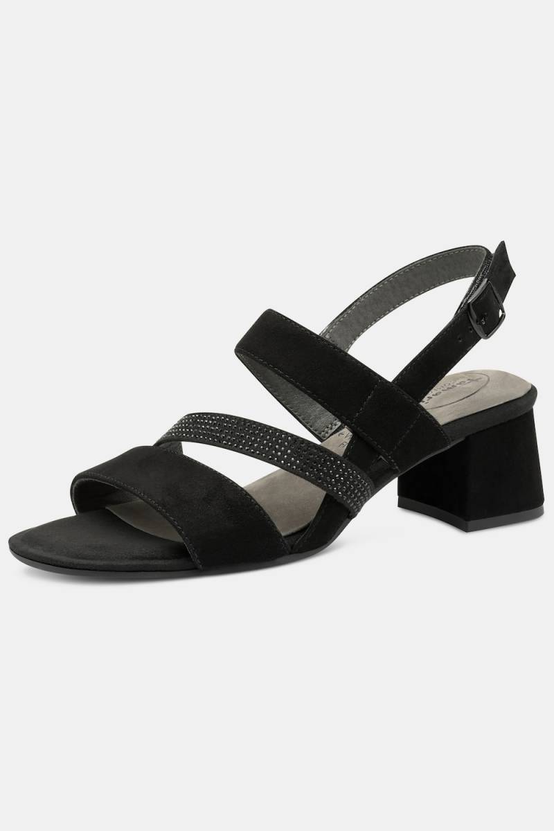 Große Größen Leder-Sandaletten, Damen, schwarz, Größe: 42, Sonstige/Leder, Ulla Popken von Ulla Popken