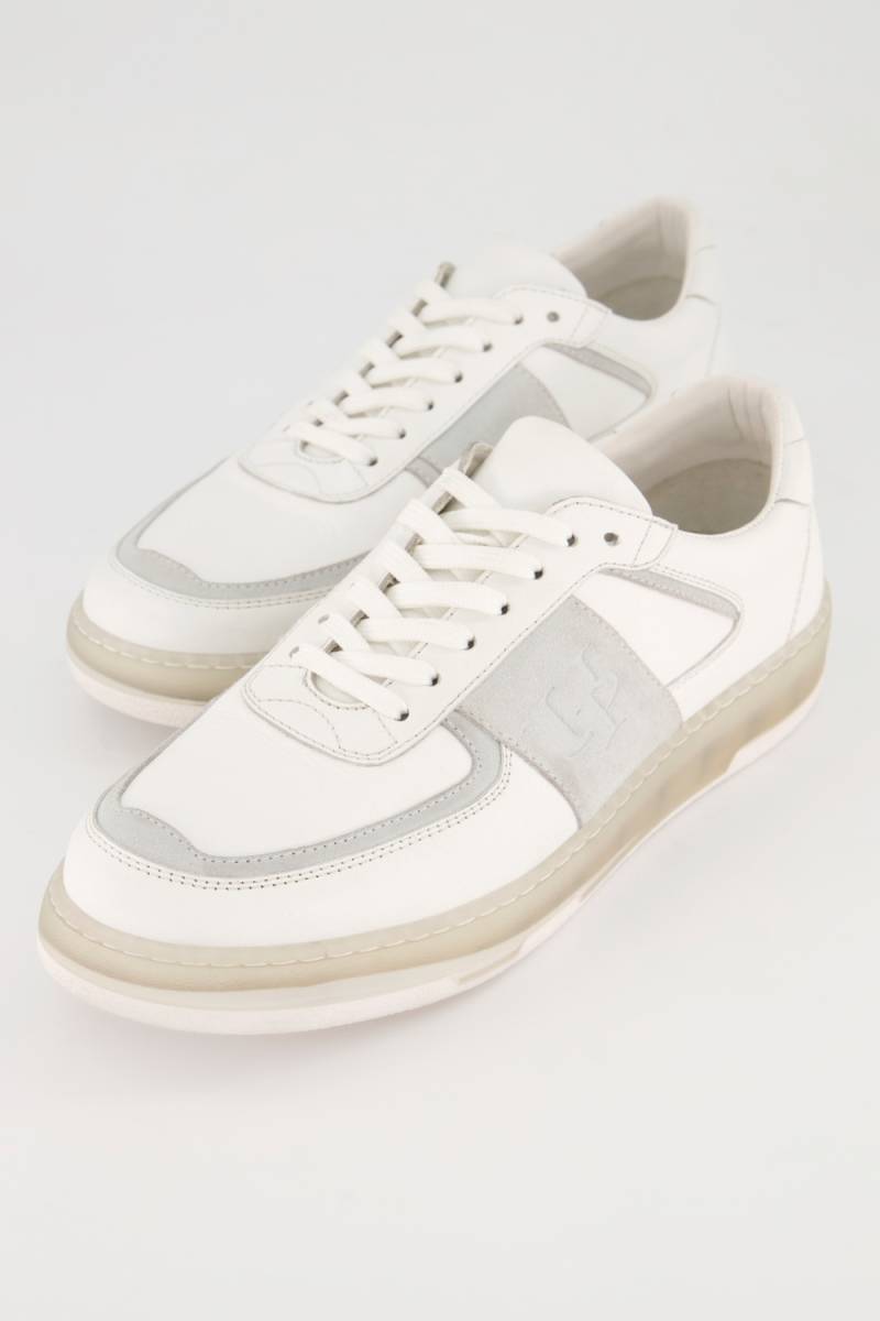 Leder-Sneaker, Damen, grau, Größe: 40, Leder, Ulla Popken Leder-Sneaker, Damen, grau, Größe: 40, Leder, Ulla Popken von Ulla Popken