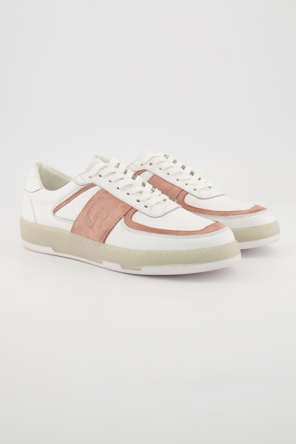 Leder-Sneaker, Damen, rosa, Größe: 43, Leder, Ulla Popken Leder-Sneaker, Damen, rosa, Größe: 43, Leder, Ulla Popken von Ulla Popken