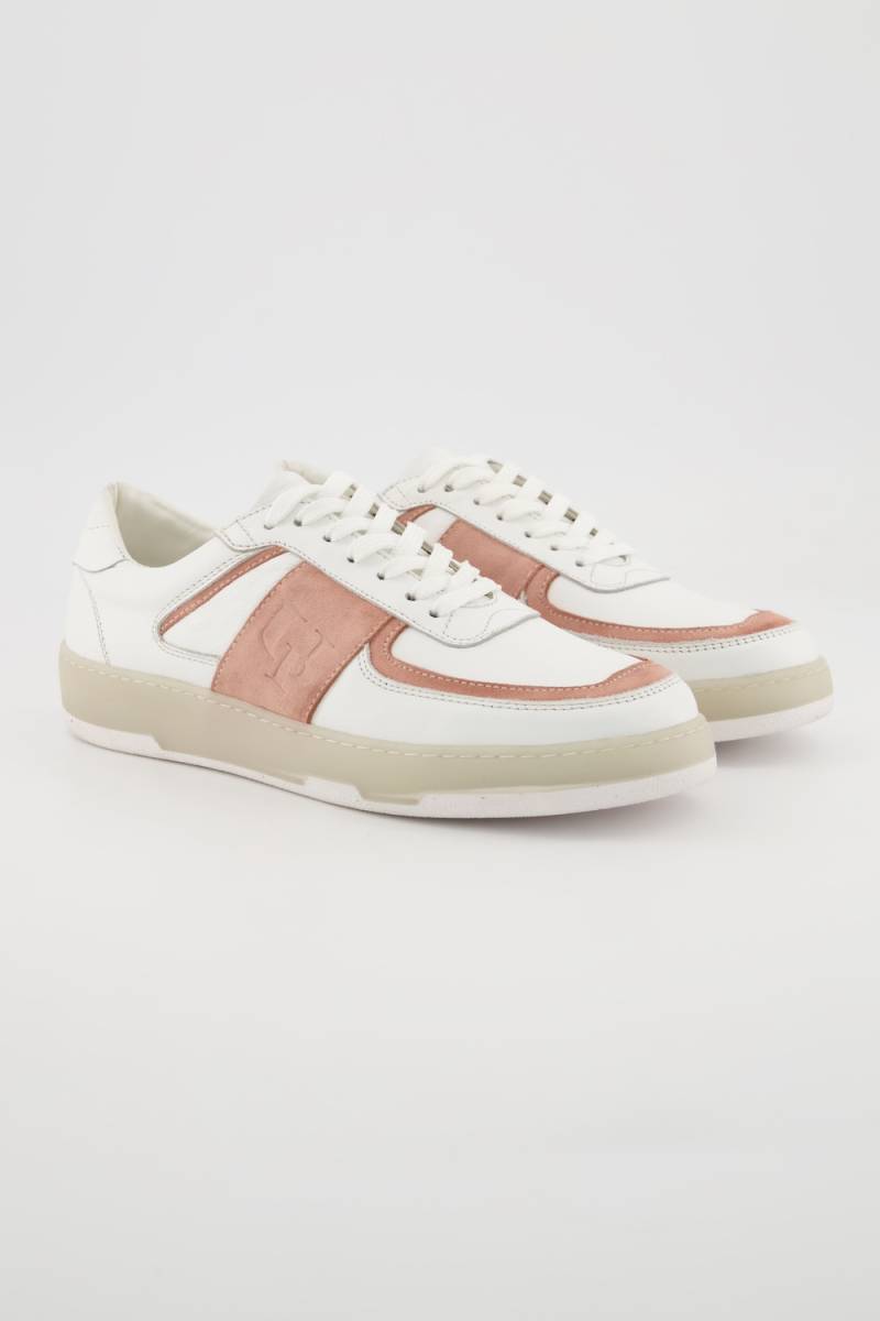 Leder-Sneaker, Damen, rosa, Größe: 43, Leder, Ulla Popken Leder-Sneaker, Damen, rosa, Größe: 43, Leder, Ulla Popken von Ulla Popken