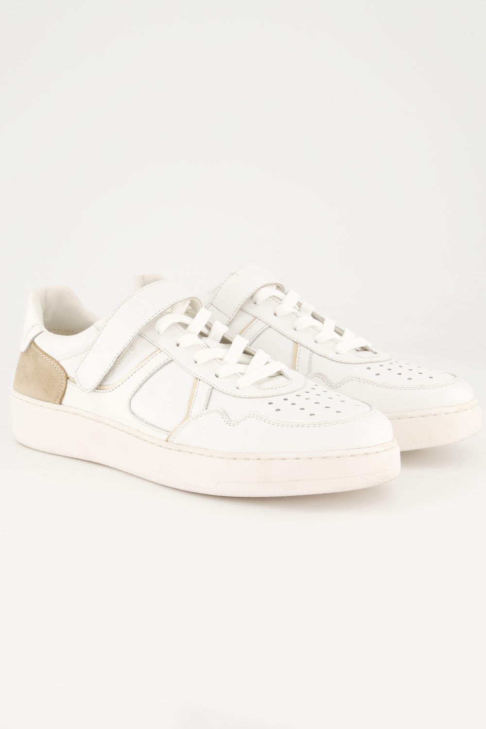 Leder-Sneaker, Damen, weiß, Größe: 42, Leder, Ulla Popken Leder-Sneaker, Damen, weiß, Größe: 42, Leder, Ulla Popken von Ulla Popken