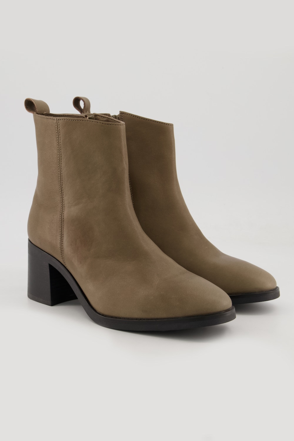 Leder-Stiefeletten, Damen, braun, Größe: 40, Leder/Baumwolle, Ulla Popken Leder-Stiefeletten, Damen, braun, Größe: 40, Leder/Baumwolle, Ulla Popken von Ulla Popken