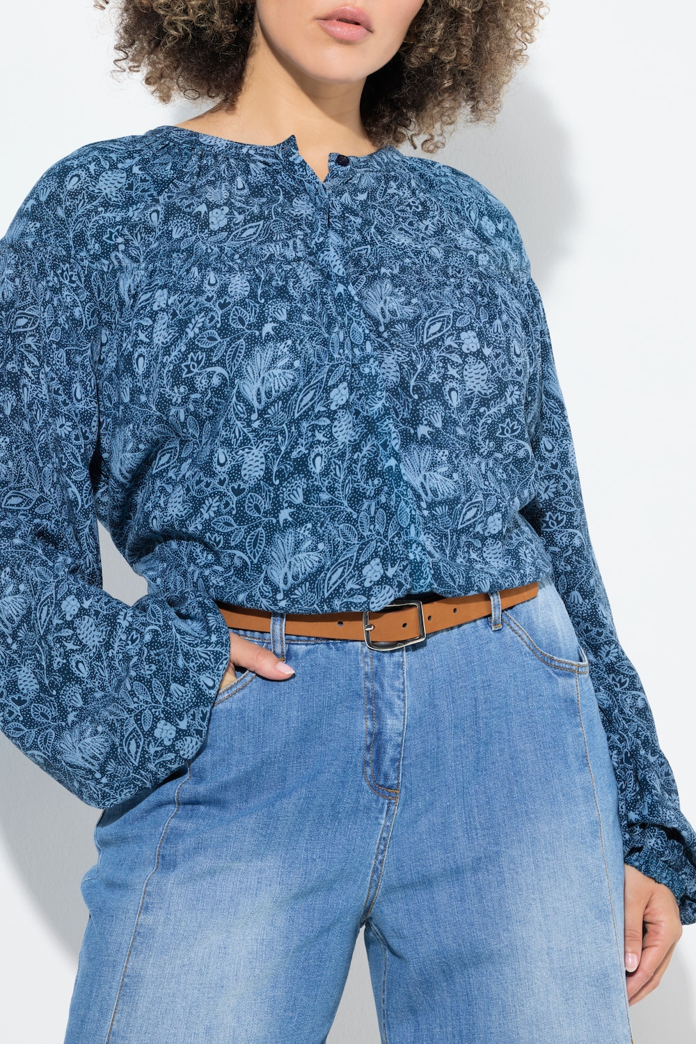 Große Größen Ledergürtel, Damen, braun, Größe: 155, Leder, Ulla Popken von Ulla Popken