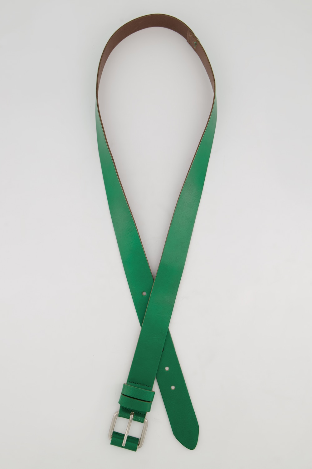 Große Größen Ledergürtel, Damen, grün, Größe: 145, Leder, Ulla Popken von Ulla Popken