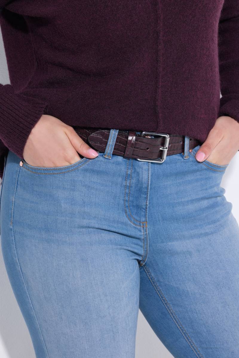 Große Größen Ledergürtel, Damen, rot, Größe: 115, Leder, Ulla Popken Große Größen Ledergürtel, Damen, rot, Größe: 115, Leder, Ulla Popken von Ulla Popken