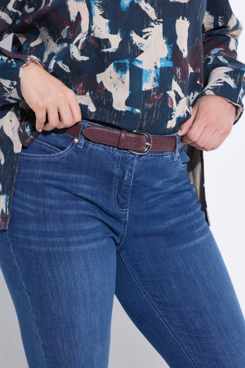 Große Größen Ledergürtel, Damen, rot, Größe: 135, Leder, Ulla Popken von Ulla Popken