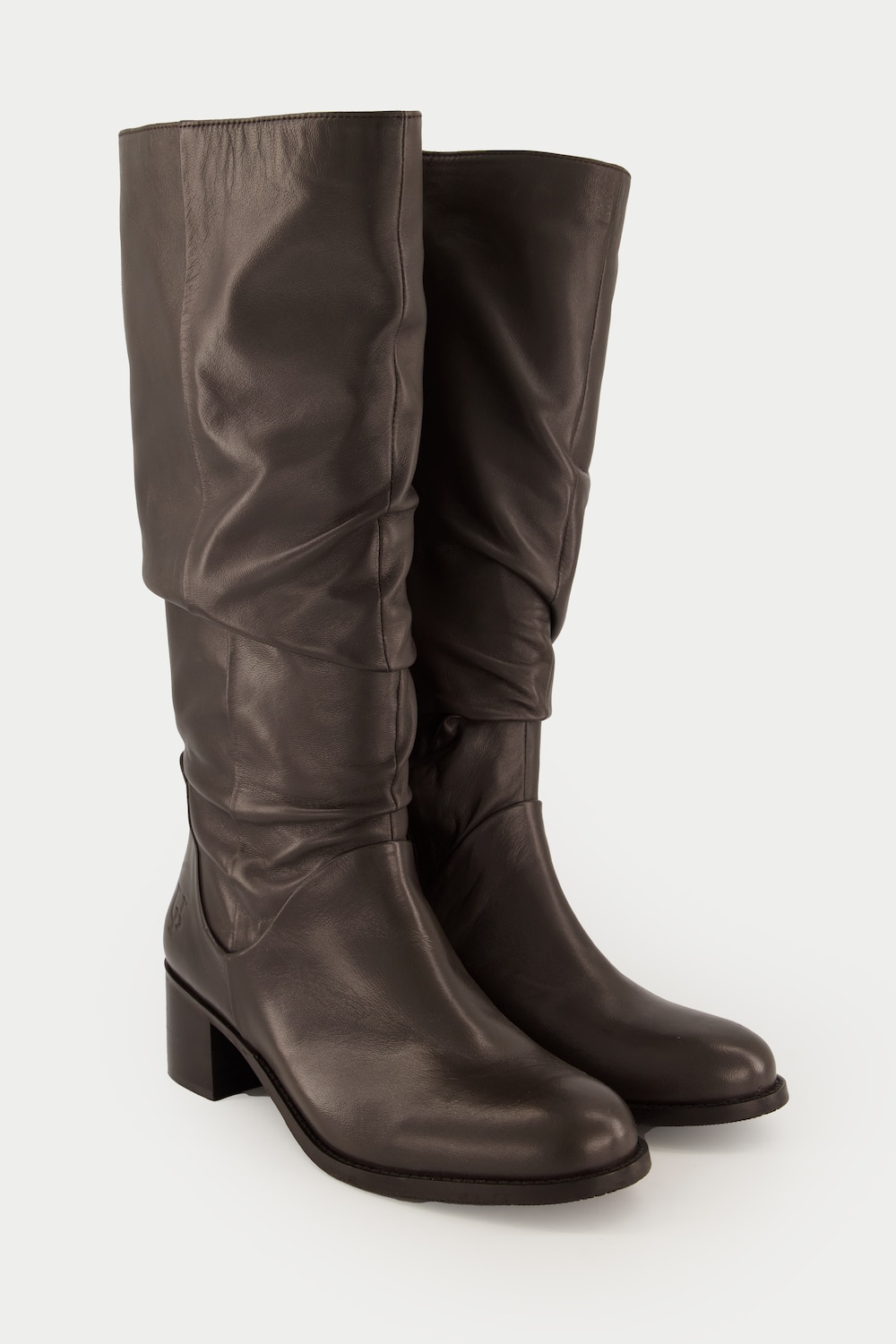 Große Größen Lederstiefel, Damen, braun, Größe: 40, Sonstige/Leder, Ulla Popken von Ulla Popken