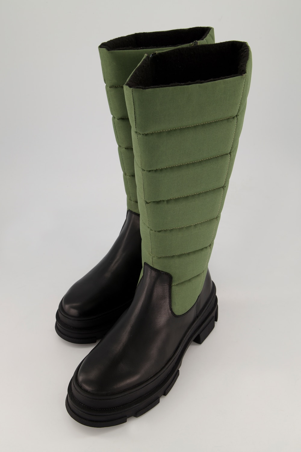 Lederstiefel, Damen, grau, Größe: 40, Leder/Synthetische Fasern, Ulla Popken Lederstiefel, Damen, grau, Größe: 40, Leder/Synthetische Fasern, Ulla Popken von Ulla Popken