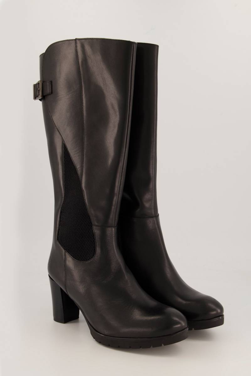 Große Größen Lederstiefel, Damen, schwarz, Größe: 41, Sonstige/Leder, Ulla Popken von Ulla Popken