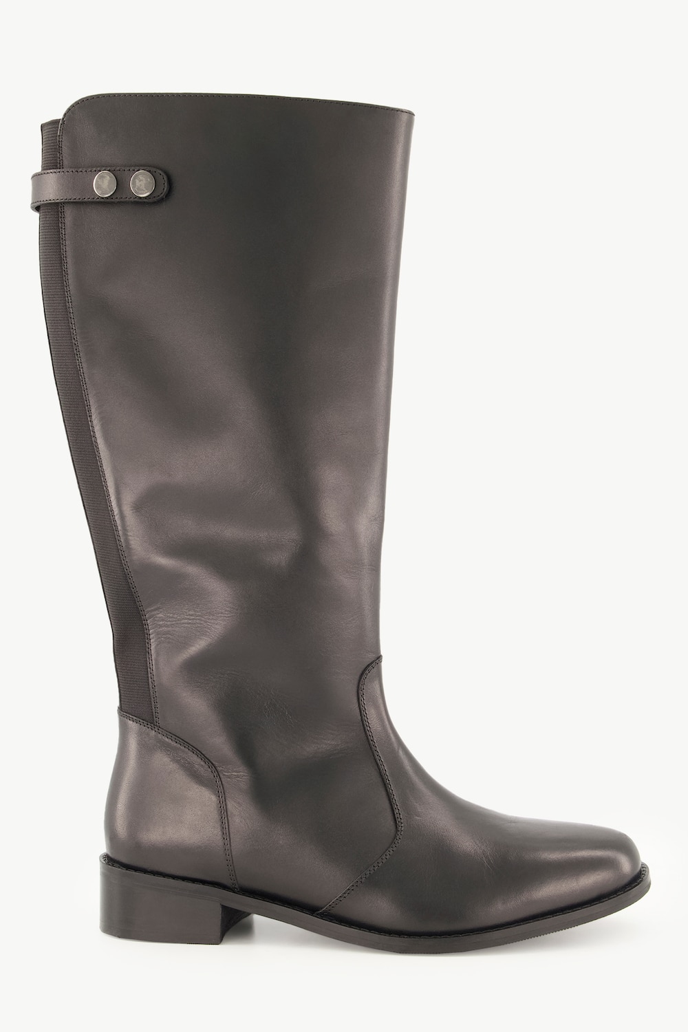 Große Größen Lederstiefel, Damen, schwarz, Größe: 44, Sonstige/Leder, Ulla Popken von Ulla Popken