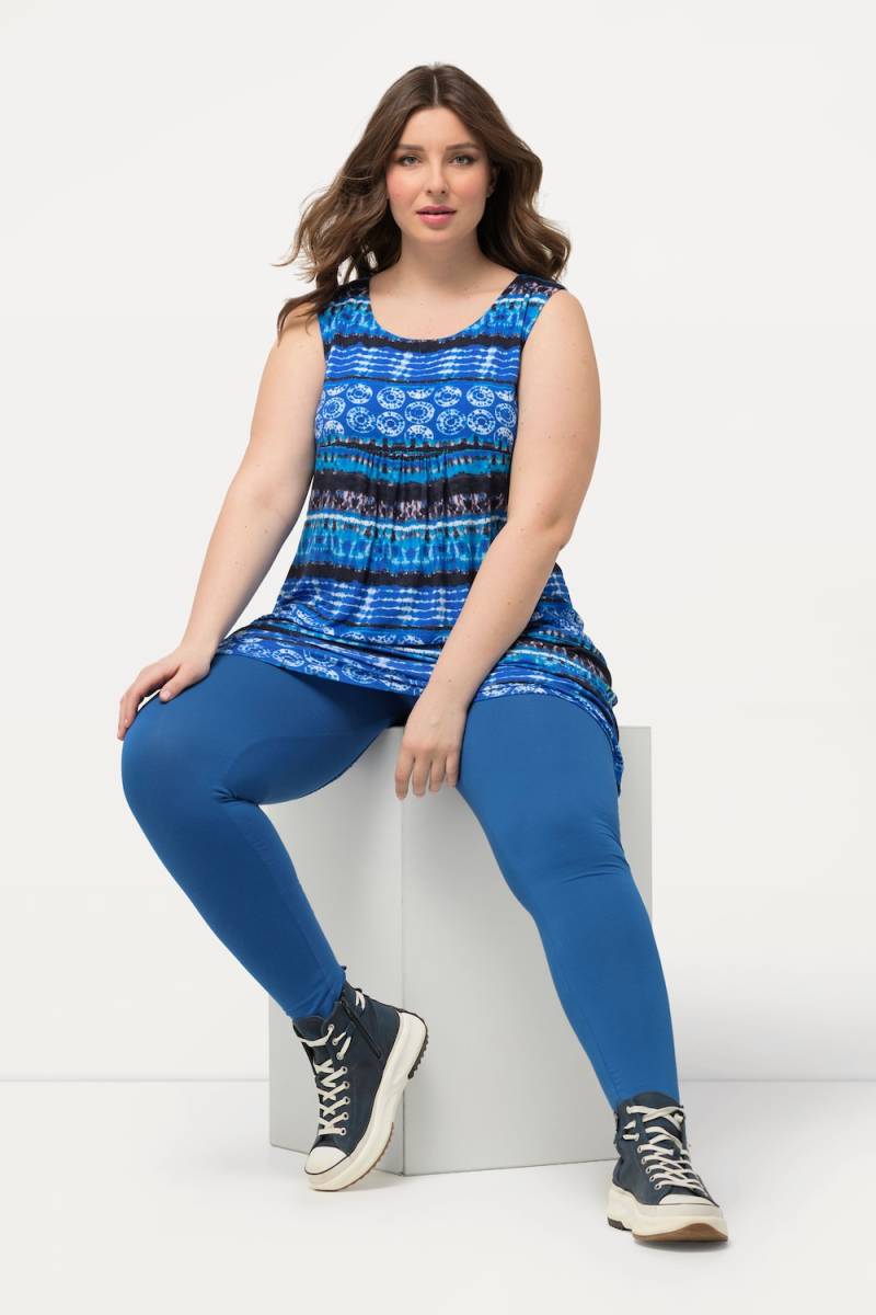 Große Größen Leggings, Damen, blau, Größe: 58/60, Baumwolle, Ulla Popken von Ulla Popken