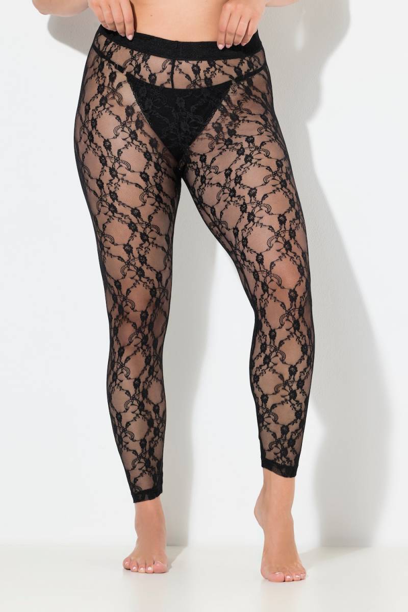 Große Größen Leggings, Damen, schwarz, Größe: 66/68, Synthetische Fasern, Ulla Popken von Ulla Popken