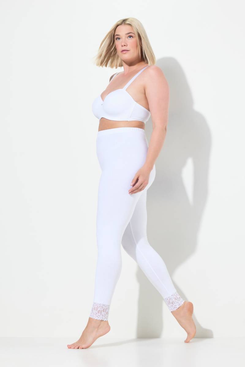 Große Größen Leggins, Damen, weiß, Größe: 58/60, Baumwolle, Ulla Popken Große Größen Leggins, Damen, weiß, Größe: 58/60, Baumwolle, Ulla Popken von Ulla Popken