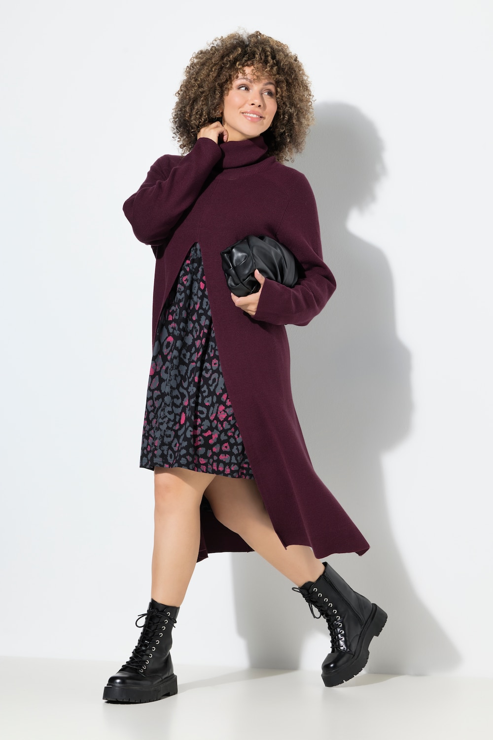 Große Größen Long-Pullover, Damen, lila, Größe: 54/56, Viskose/Polyester/Synthetische Fasern, Ulla Popken Große Größen Long-Pullover, Damen, lila, Größe: 54/56, Viskose/Polyester/Synthetische Fasern, Ulla Popken von Ulla Popken