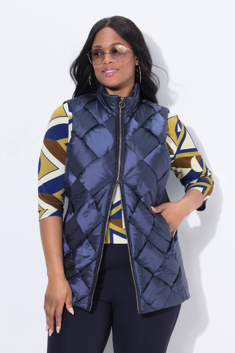 Große Größen Long-Steppweste, Damen, lila, Größe: 58/60, Synthetische Fasern, Ulla Popken Große Größen Long-Steppweste, Damen, lila, Größe: 58/60, Synthetische Fasern, Ulla Popken von Ulla Popken