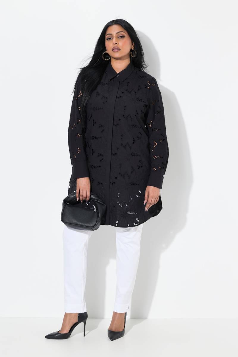 Große Größen Longbluse, Damen, schwarz, Größe: 54/56, Baumwolle, Ulla Popken Große Größen Longbluse, Damen, schwarz, Größe: 54/56, Baumwolle, Ulla Popken von Ulla Popken